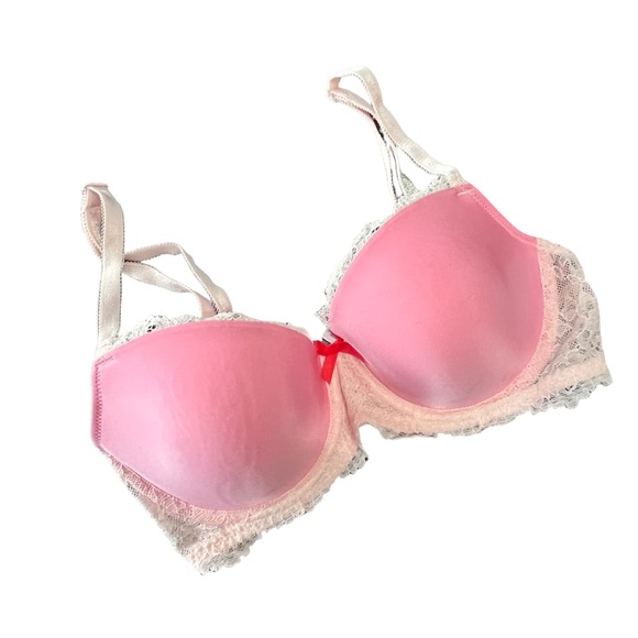 Victoria's Secret Other - Victoria’s Secret Pink Dream Angel Lace Bra Underwire 32D